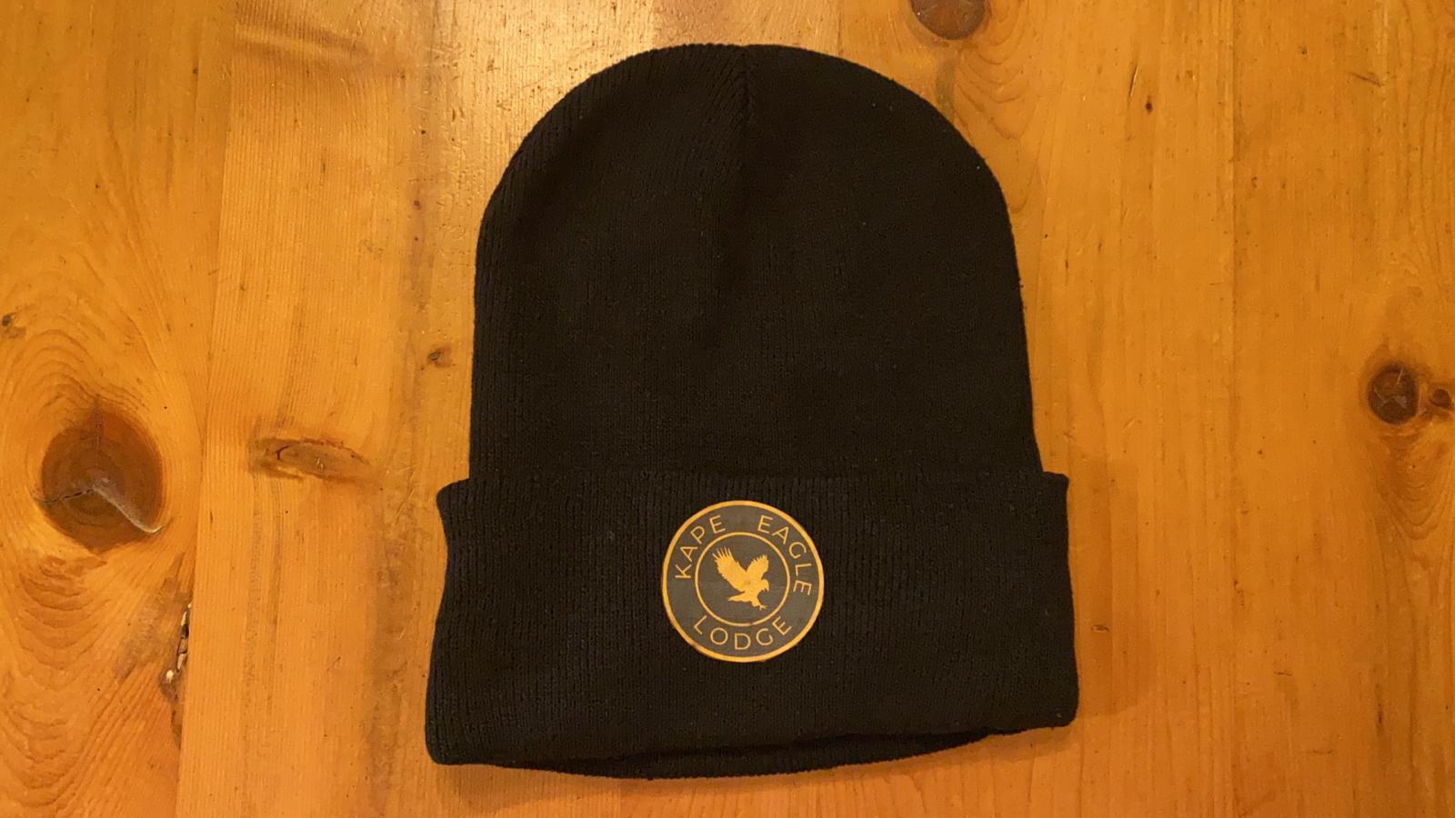 Black beanie with Kape Eagle Lodge patch